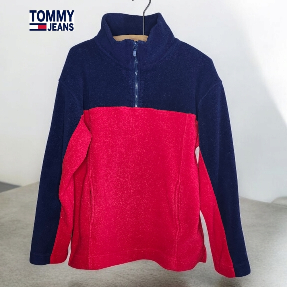 VTG ⭐️ TOMMY JEANS Fleece Pullover- Small